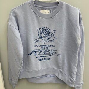 TNA graphic crewneck sweater